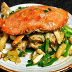 Best House Special Live Crab Stir-fried w/Crispy Garlic&Green Onion/姜葱蟹 in Las Vegas, NV