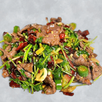 Best Beef with Green Pepper & Cilantro (Medium Spicy)/昆明小炒牛肉(中辣) in Las Vegas, NV